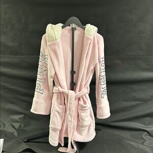 Pink Fleece Robe